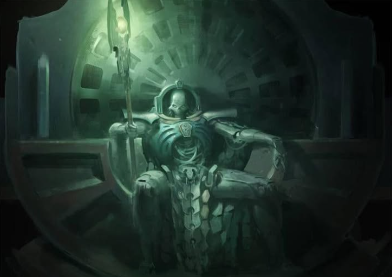 trazyn-on-throne-warhammer-40k-lore