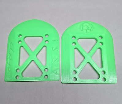 Skateboard Riser Pad (Pair) – Bevelled – slap ASS - 10mm