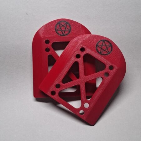 riser-pad-red-black-pentagram-pair